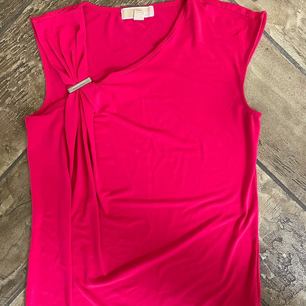Michael Kors Hot Pink Top Size Medium